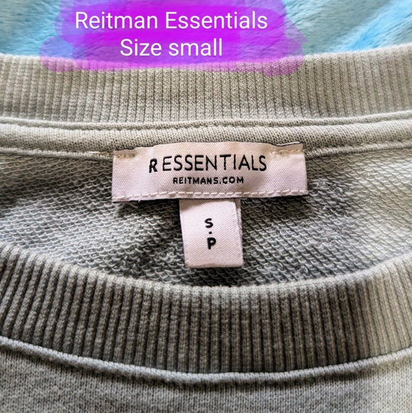 Reitmans grey crew neck, size small, GUC - Picture 4 of 11